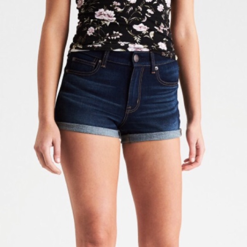 COPY - AEO High waisted jean shorts